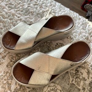 Silver Bzees Sandals